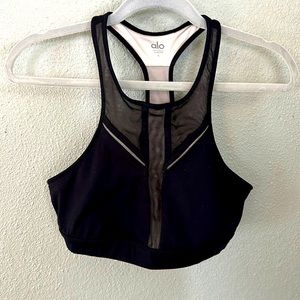 Alo yoga solid and mesh Sports bra